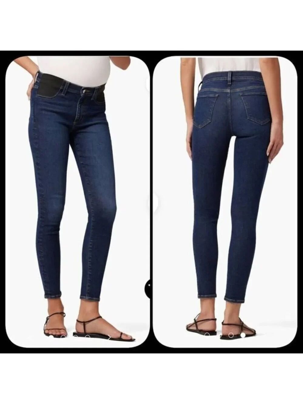 Joe's Jeans Maternity The Icon Mid Rise Skinny Ankle Jeans Size Large
